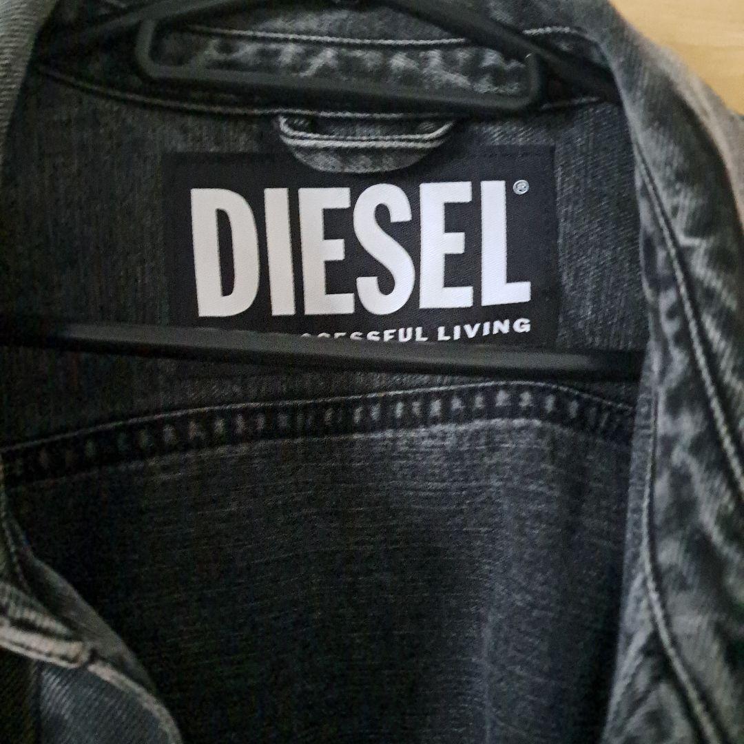 DIESEL チェック柄デニムジャケット