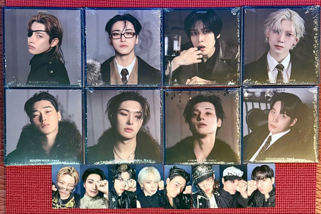 ATEEZ digipack 未開封CD トレカ 8枚 クリアファイル セット