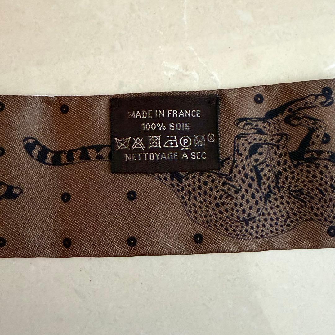 HERMES GUEPARDS BANDANA MULT チーター・バンダナ
