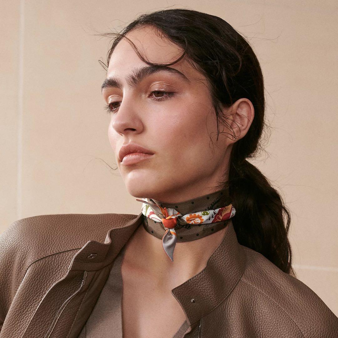 HERMES GUEPARDS BANDANA MULT チーター・バンダナ