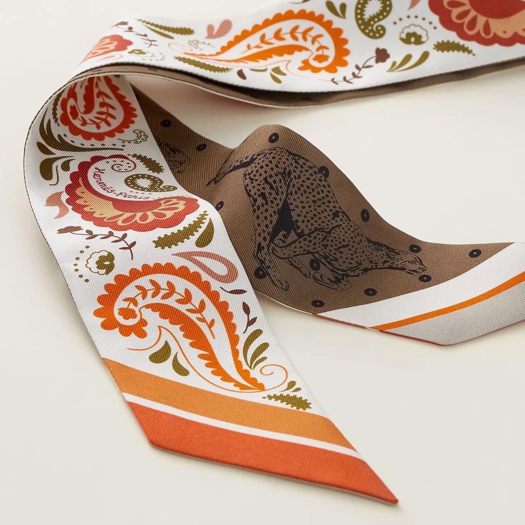HERMES GUEPARDS BANDANA MULT チーター・バンダナ