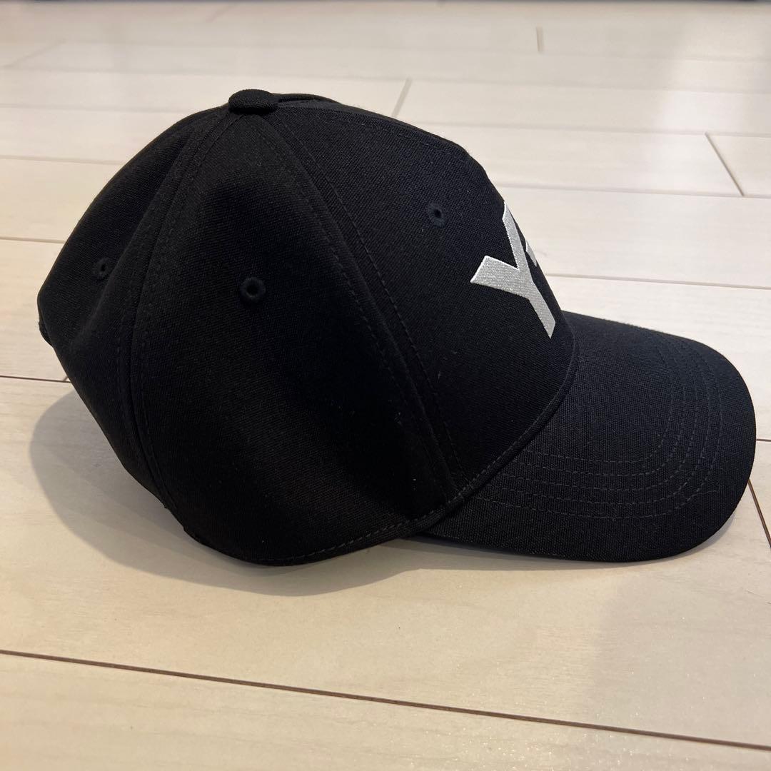 新品 未使用 Y-3 ロゴ刺繍 キャップ 黒