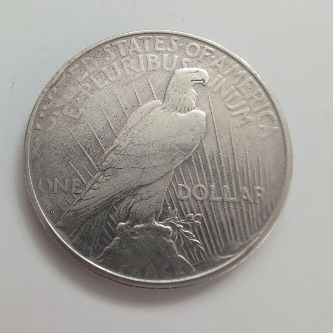 1922年 ピース1ドル銀貨 米国銀貨 認定書付