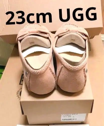 新品 UGG australia フラットシューズ リボン付き 23cm 6号
