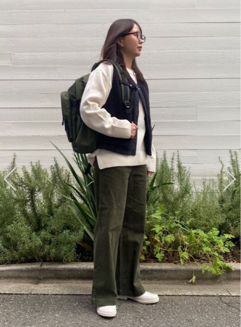【未使用】AIGLE／インサレーションベスト ネイビー・036