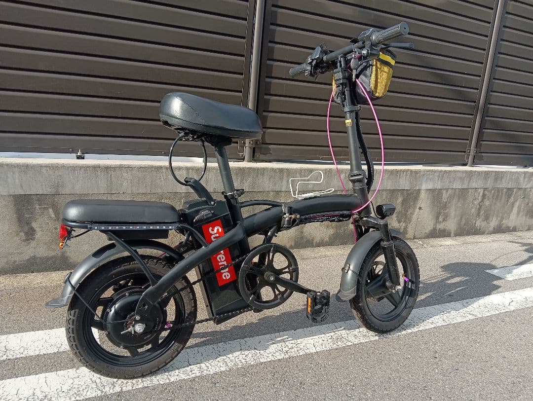 折りたたみ電動アシスト自転車 カスタムLED仕様