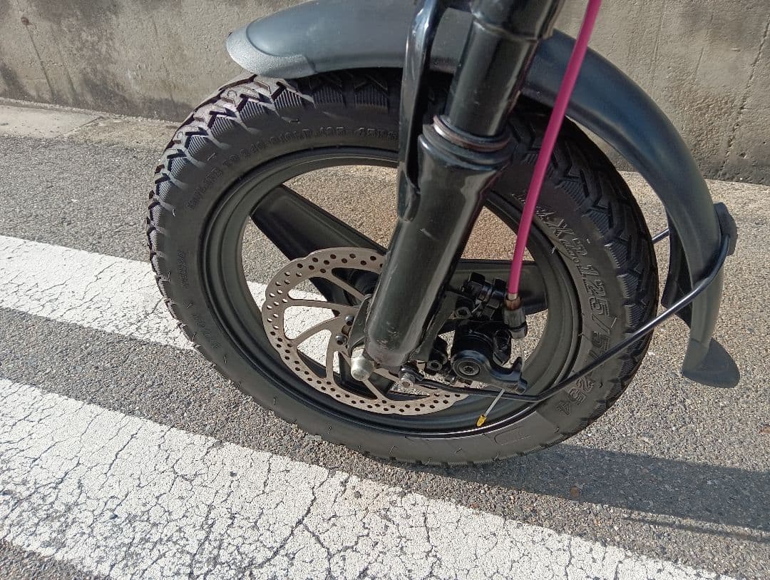 折りたたみ電動アシスト自転車 カスタムLED仕様