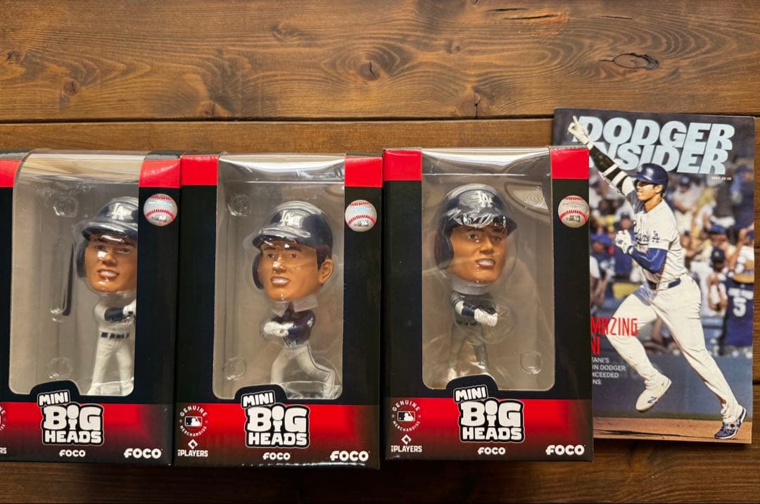 大谷翔平ドジャースFOCO MINI 3体セット