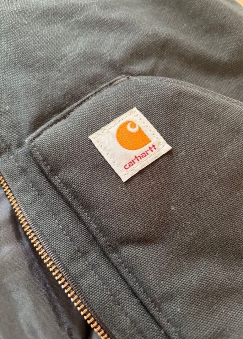 Carhartt ブラック キルティングベスト S