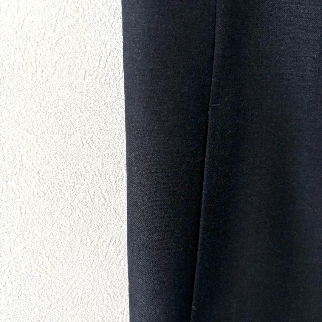 新品✨23区 ウーステッドウールツイル ロング ジレ　紺　4万　Mサイズ
