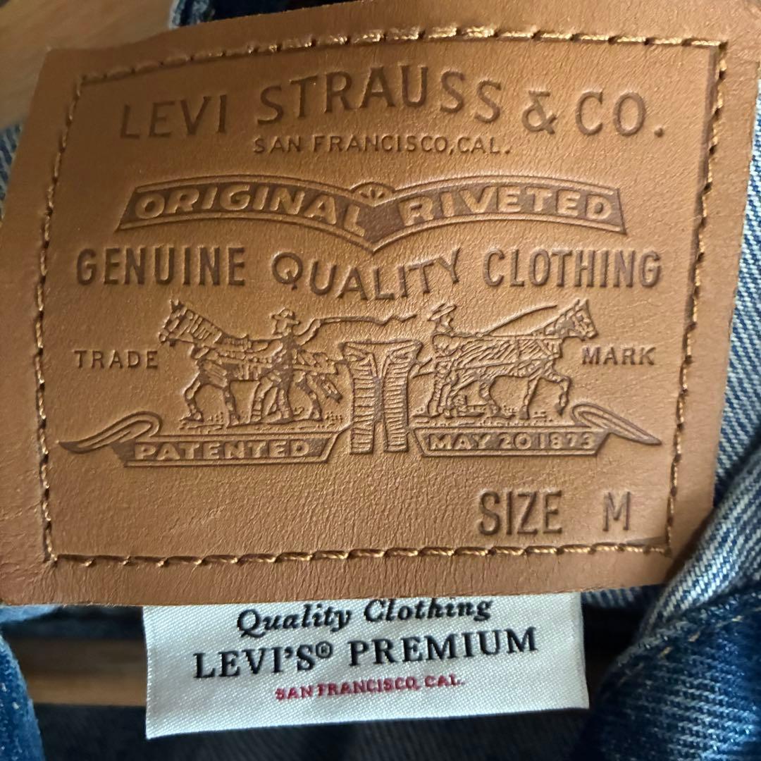 【美品】LEVI’S Premium 1st デニムジャケット　インディゴ