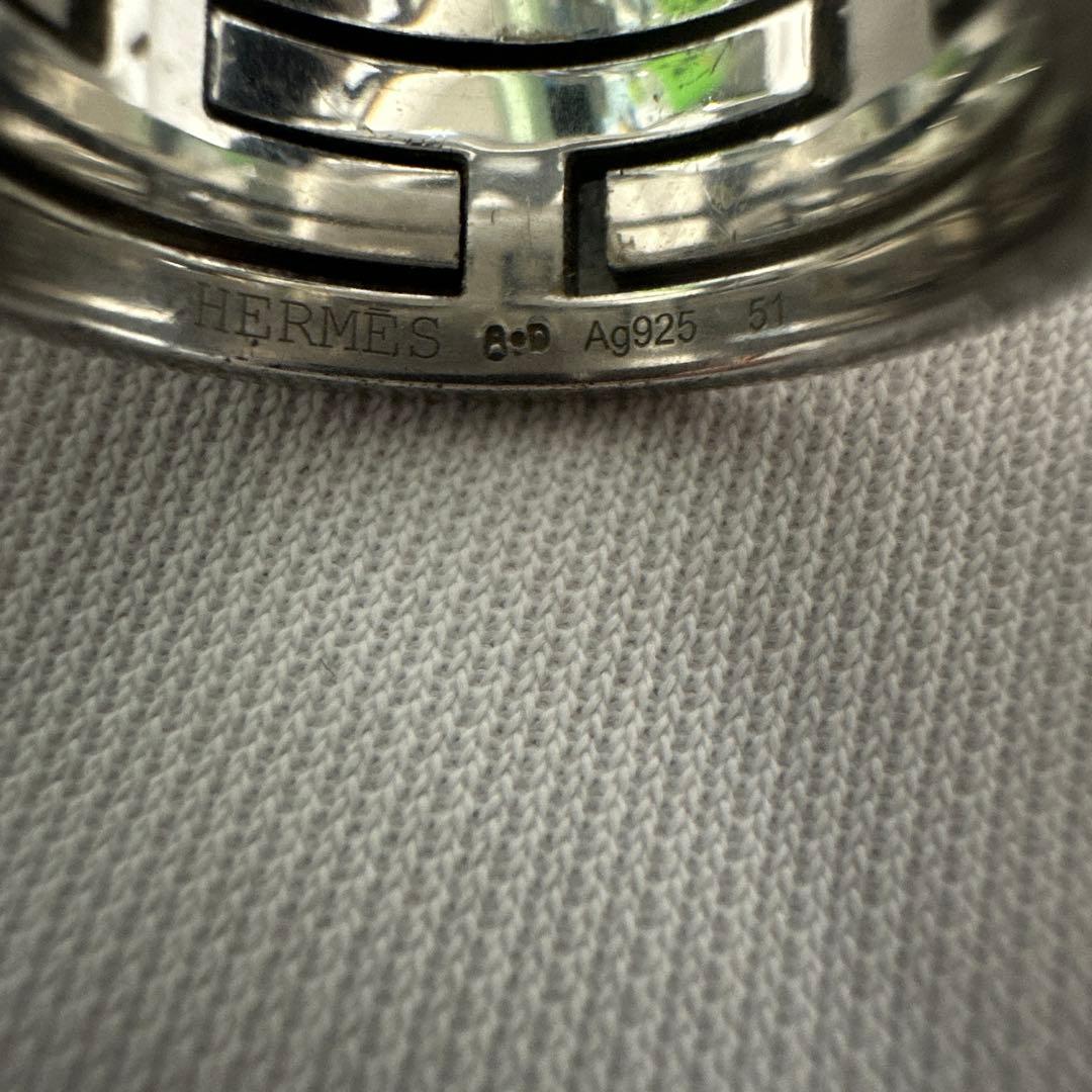 エルメス指輪　Ag925 51号