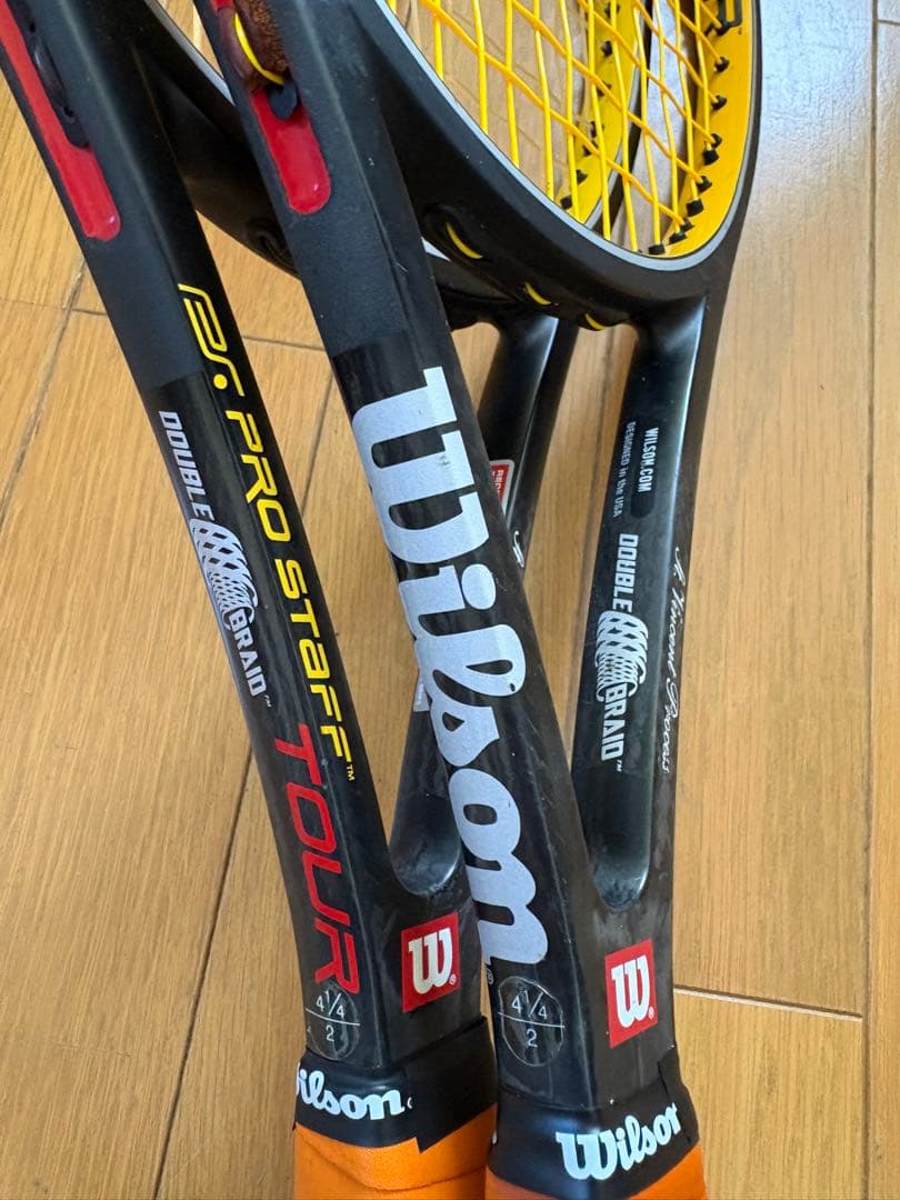 2本セット プロスタッフツアー90 G2 フェデラー