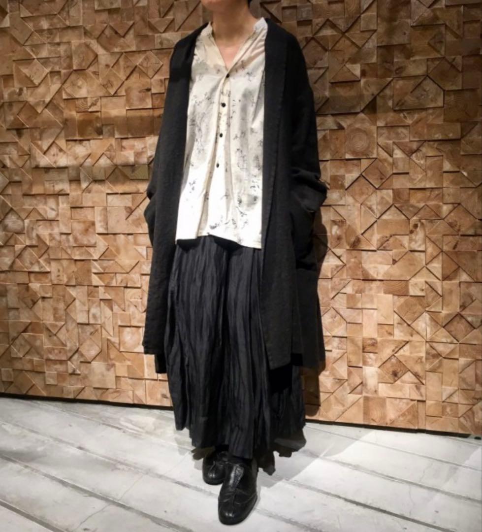 パドカレ pas de calais WABISABIプリントブラウス