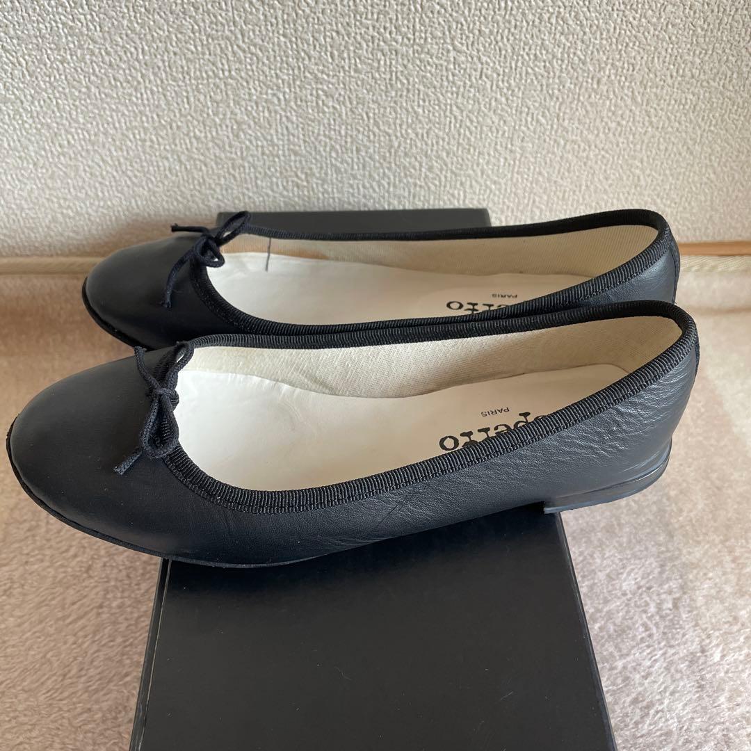 Repetto ブラック バレエシューズ