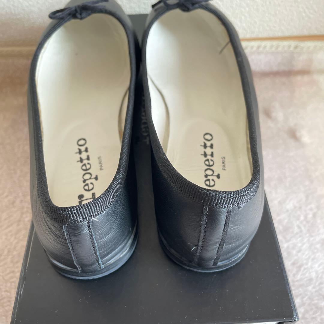 Repetto ブラック バレエシューズ