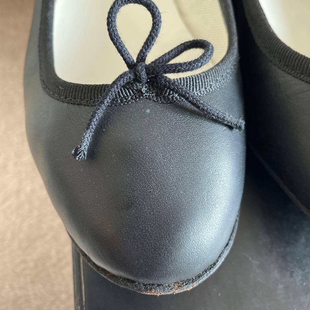 Repetto ブラック バレエシューズ