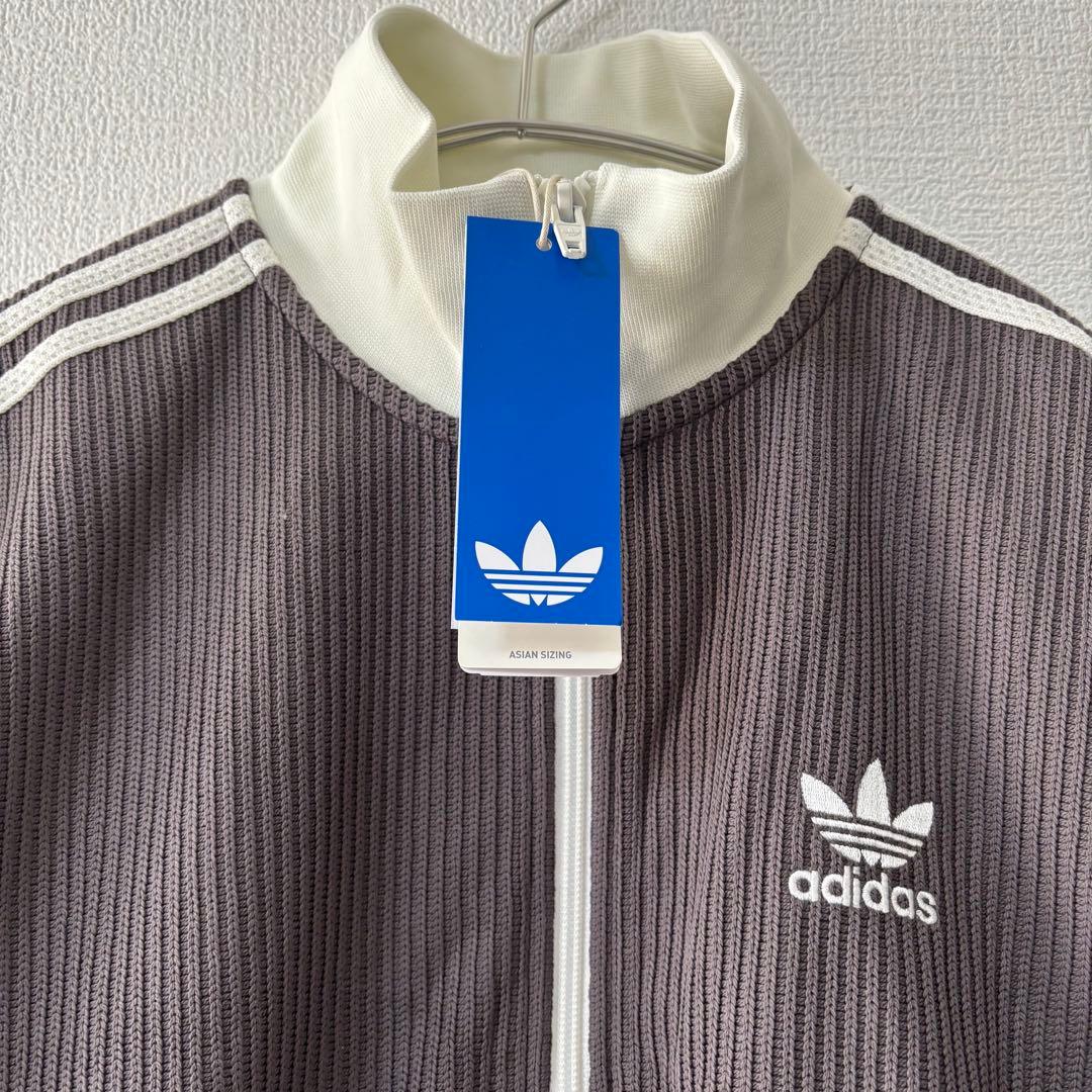 【fuu】adidas ワッフルトラックジャケット L ブラウン