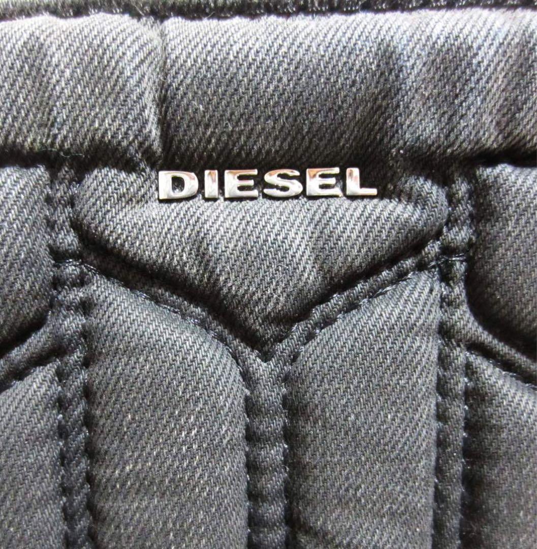 【美品】DIESEL ディーゼル ブラックデニム バッグ ショルダーバッグ 黒
