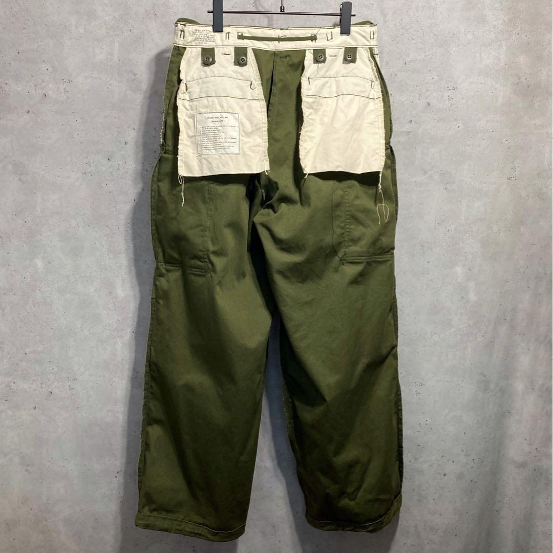tk60s デッドストック　アルミジップ　M65　パンツ　アメリカ軍実物