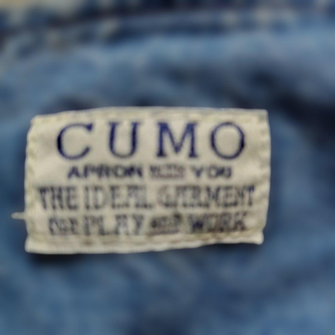 CUMO デニムエプロン ポケット付き 岡山デニム