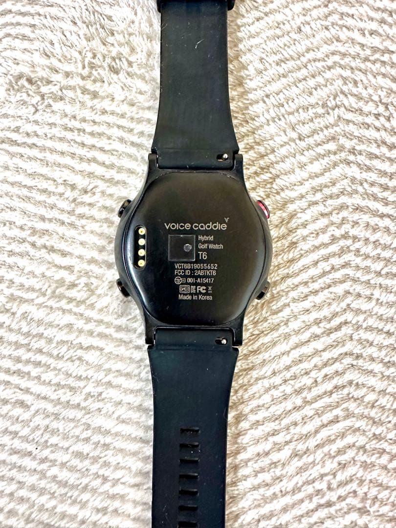ボイスキャディ　t6 GPS腕時計　ゴルフ　スマートウォッチ　　美品　送料込