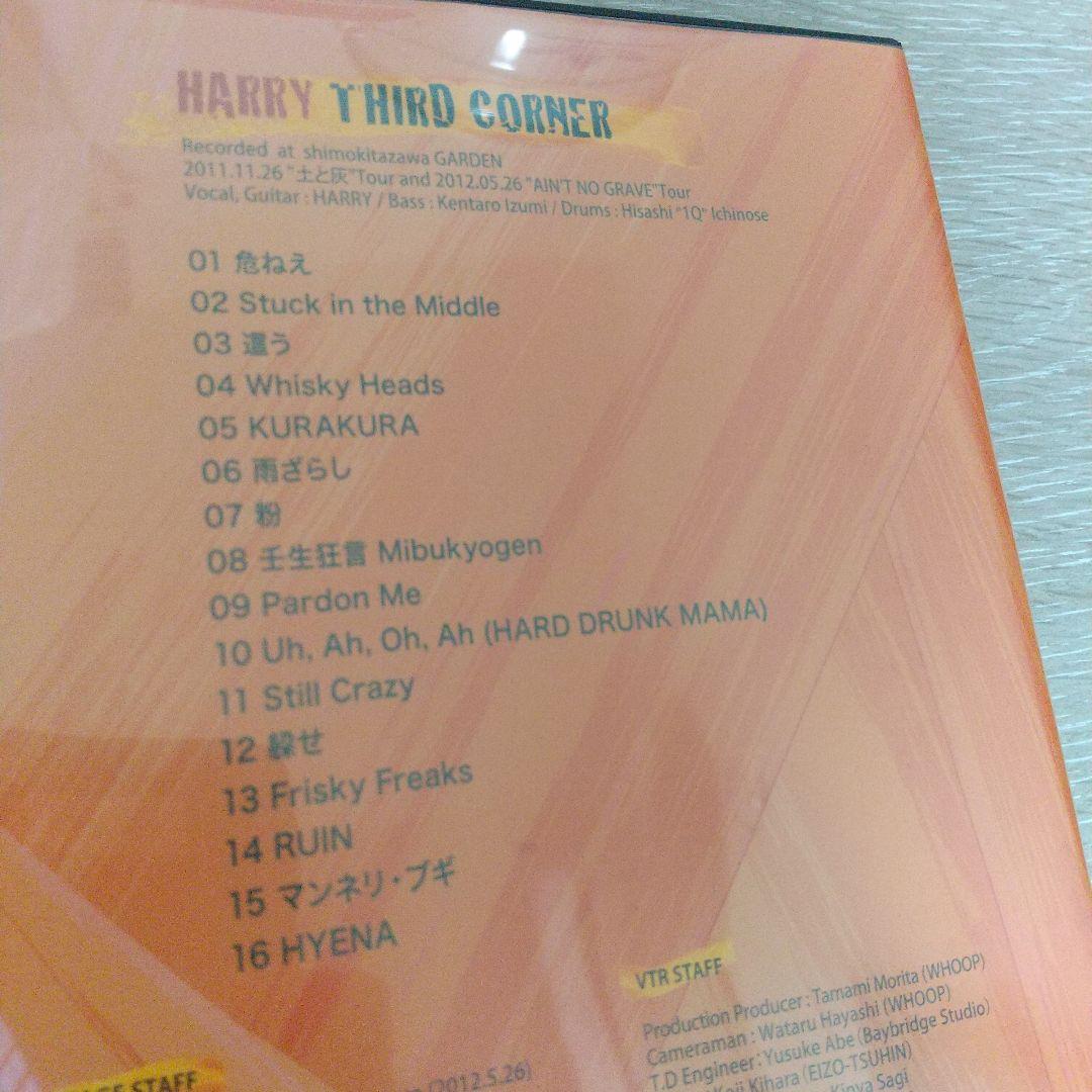 HARRY THIRD CORNER DVD 村越弘明　ストリートスライダーズ