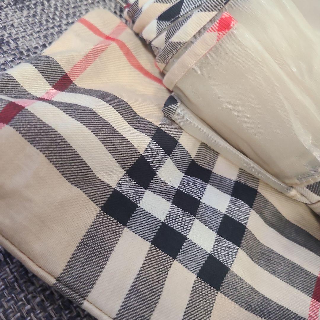 Burberry 折りたたみ傘 ベージュ・チェック柄