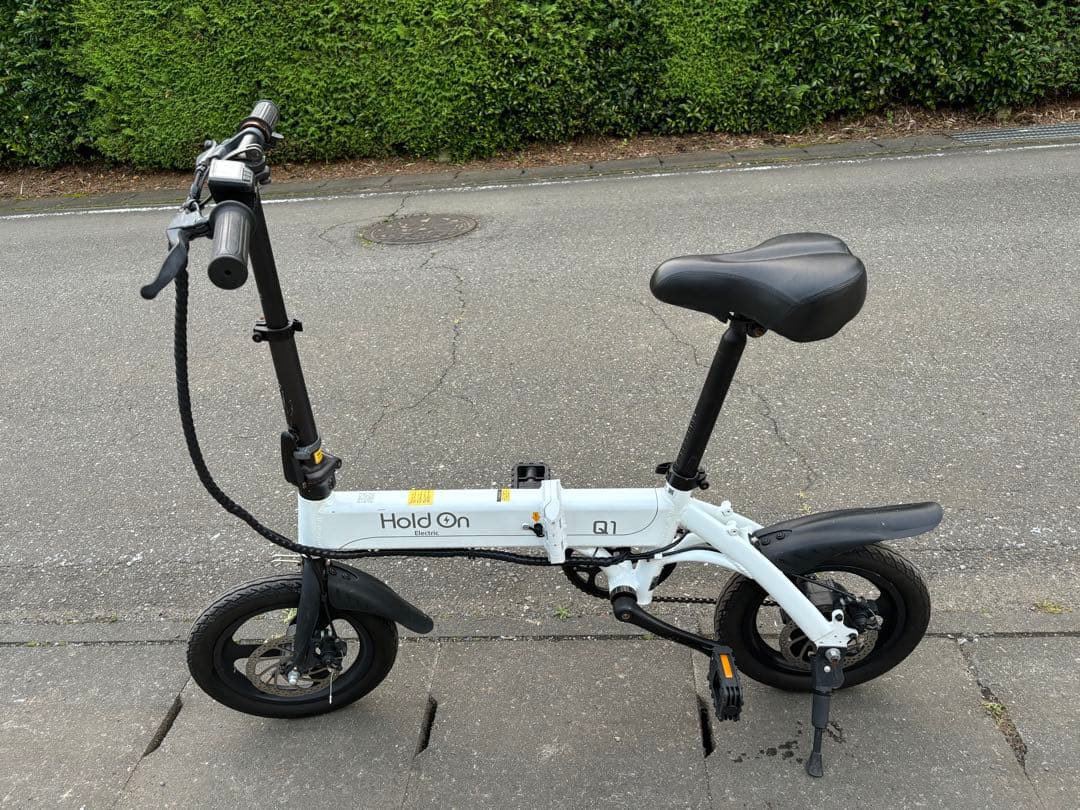Hold On Q1 折りたたみ自転車 ホワイト