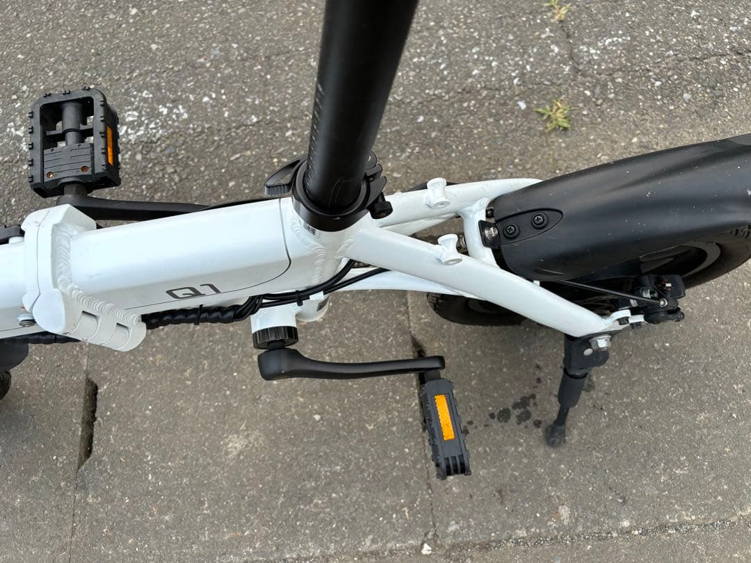 Hold On Q1 折りたたみ自転車 ホワイト