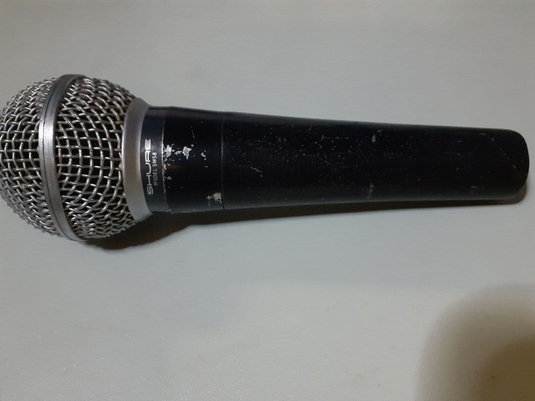 SHURE SM57 ポルシェロゴ　USA 傷あり　ビンテージ