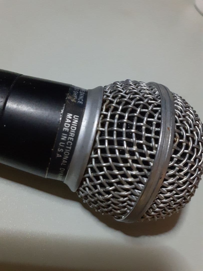 SHURE SM57 ポルシェロゴ　USA 傷あり　ビンテージ