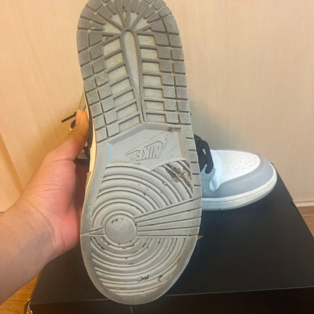 Air Jordan 1 グレー/ホワイト/ブラック ⭐️値下げ交渉アリ