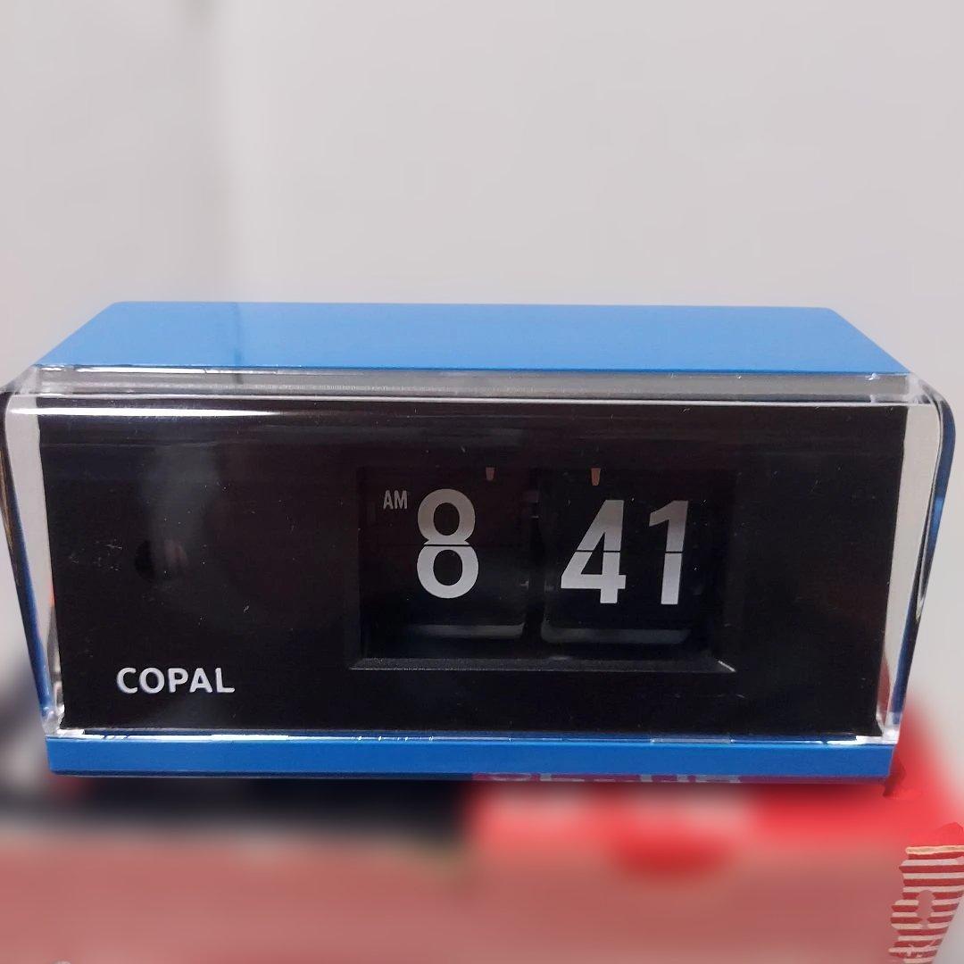 COPAL パタパタ時計 AP-110 ブルー昭和レトロ超美品ヴィンテージ