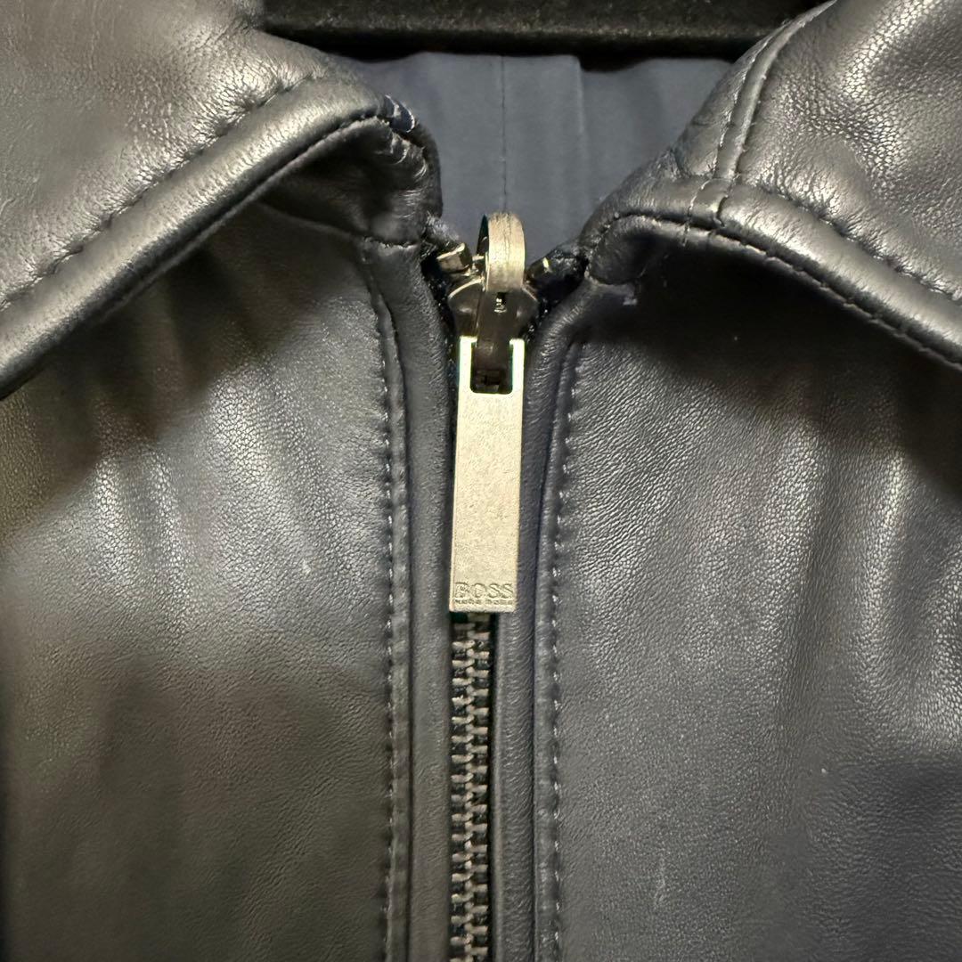 HUGO BOSS ヒューゴボス リバーシブルレザージャケット レザーブルゾン