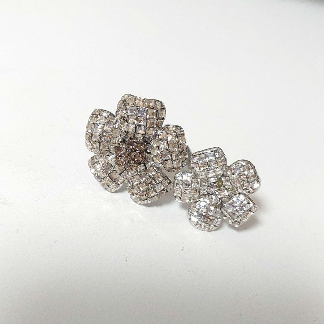 フォクシー　ツインリング　Twin Ring　お花シリング フラワーリング
