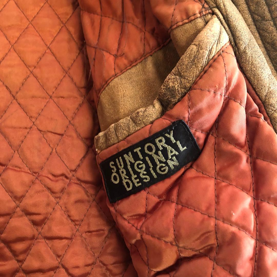 USED vintage BOSS ブラウン レザージャケット