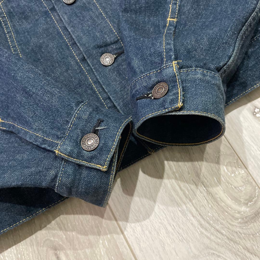 濃紺 90s 日本製 Levi's 71557 40 3rd デニムジャケット