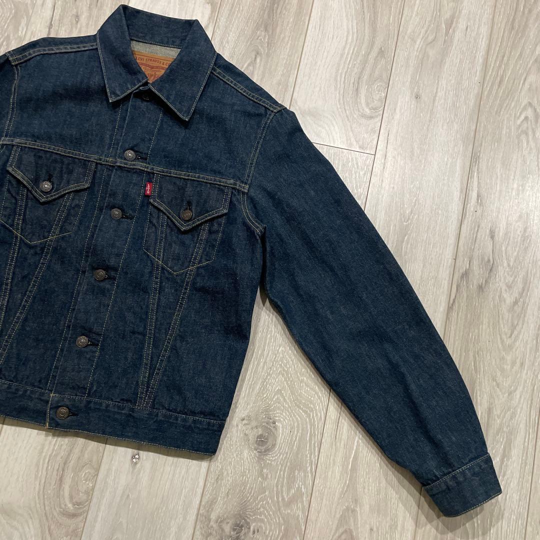 濃紺 90s 日本製 Levi's 71557 40 3rd デニムジャケット