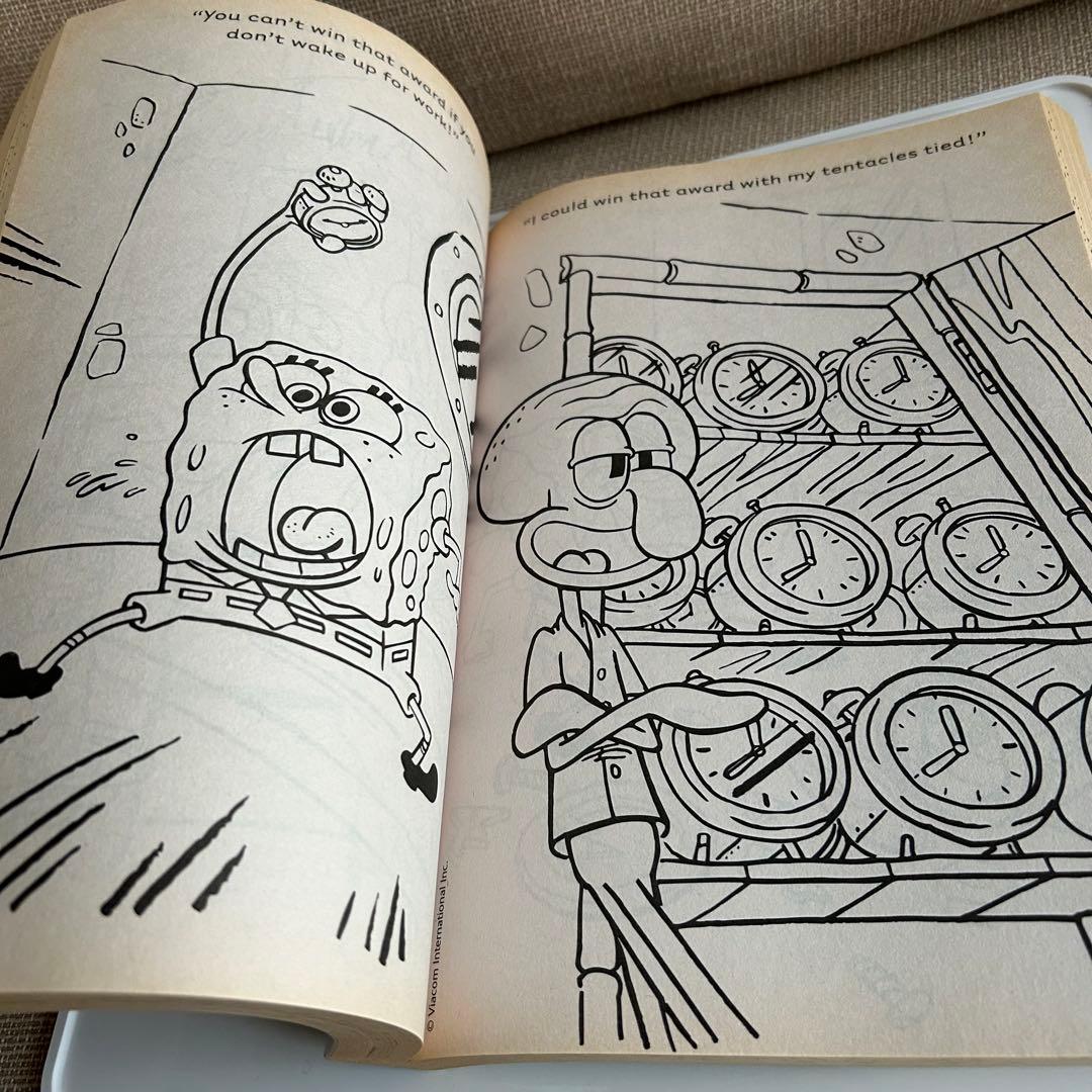 【幼児向け洋書】 スポンジ・ボブ 特大ぬり絵ブック