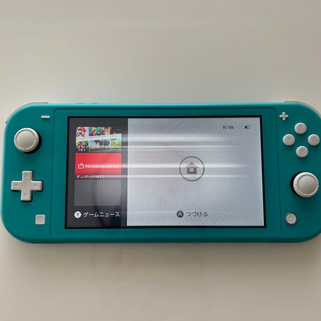 ジャンク品 Nintendo Switch Lite ターコイズ 箱あり