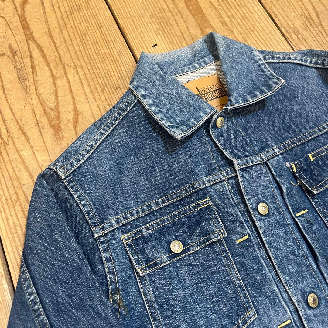 60年代 FOREMOST 2nd デニムジャケット jcPENNY