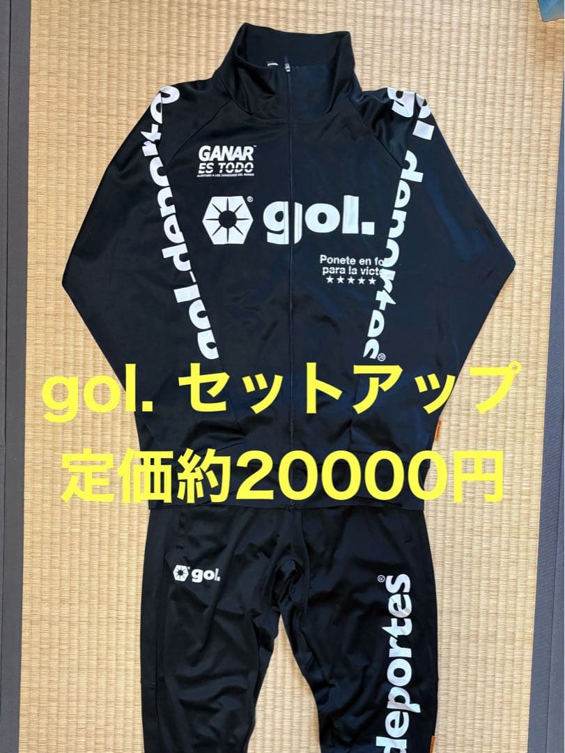 gol. セットアップ ジャージ ブラック