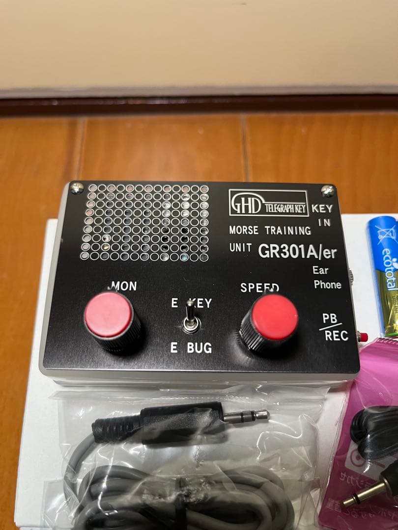 【未使用品】GHD GR301A/er モールス練習機 テレグラフキー
