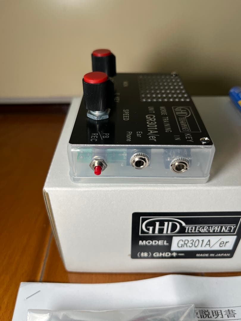【未使用品】GHD GR301A/er モールス練習機 テレグラフキー