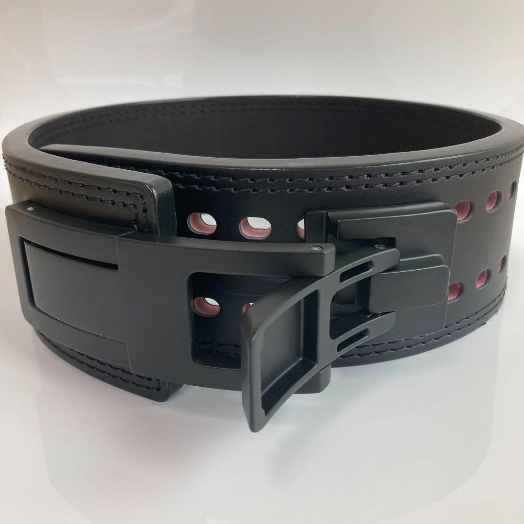 ワンタッチ可変式 パワーベルト レバーアクションベルト XLサイズ ブラック