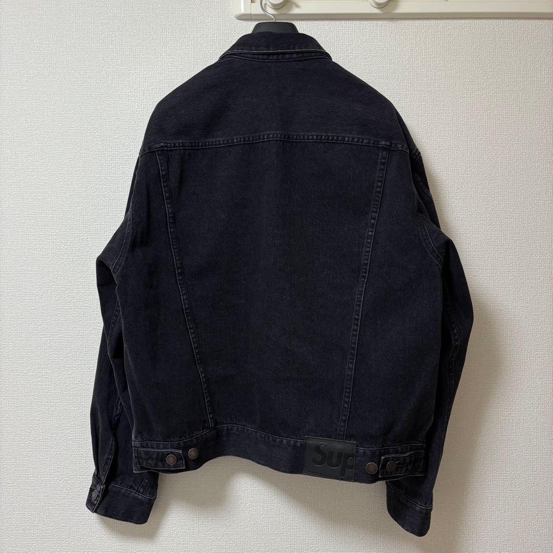 ジャケット・アウター supreme denim trucker jacket black