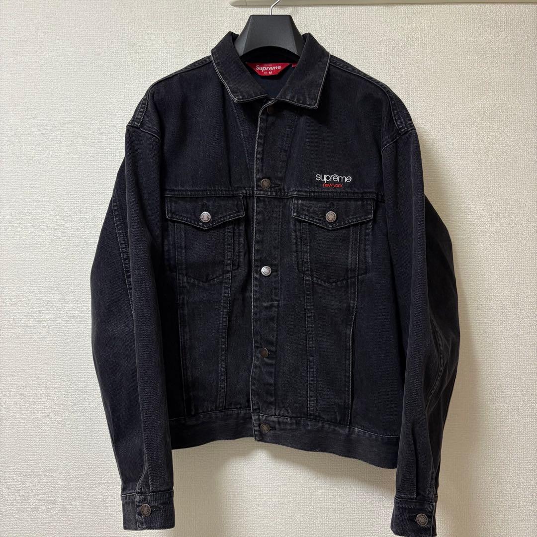 ジャケット・アウター supreme denim trucker jacket black