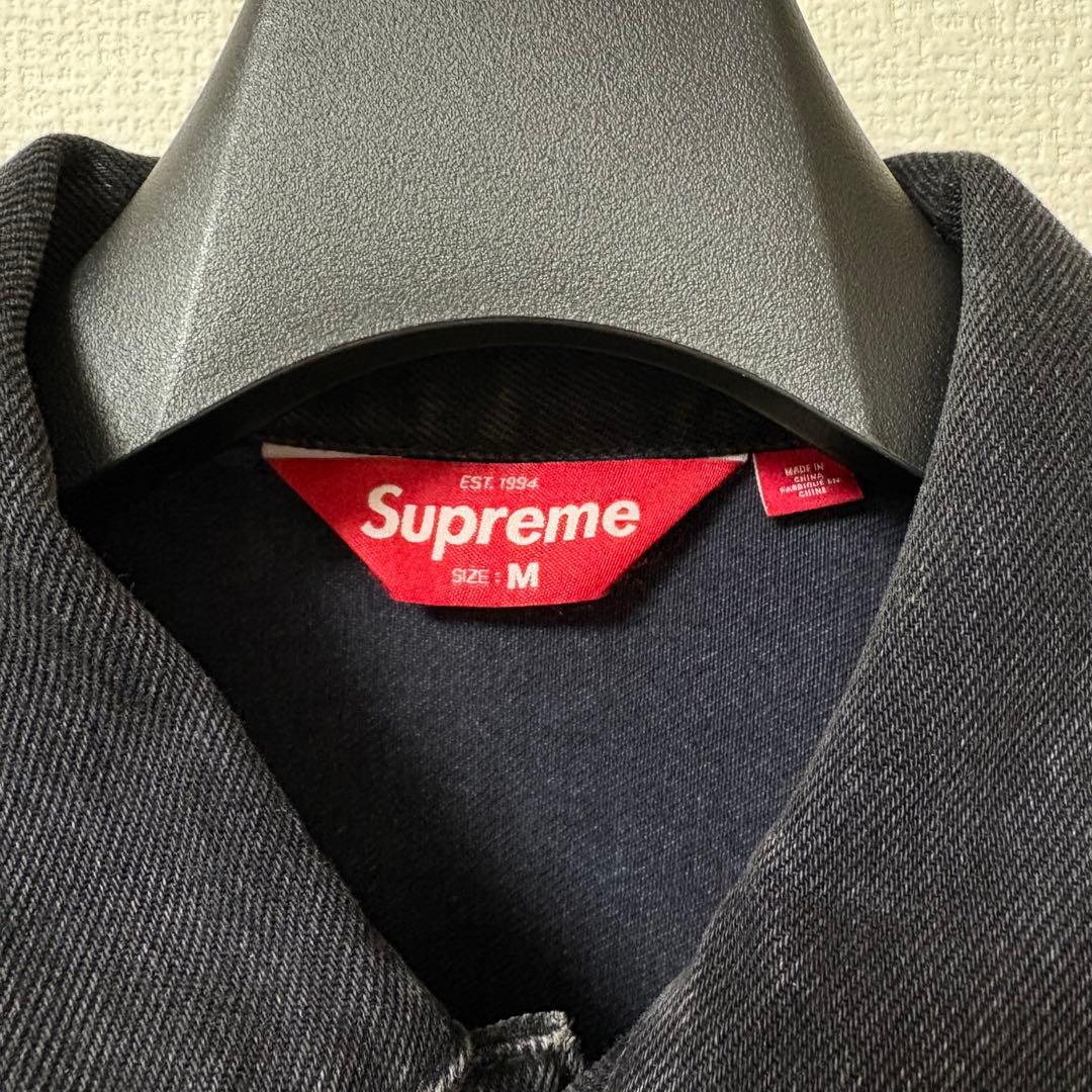 ジャケット・アウター supreme denim trucker jacket black