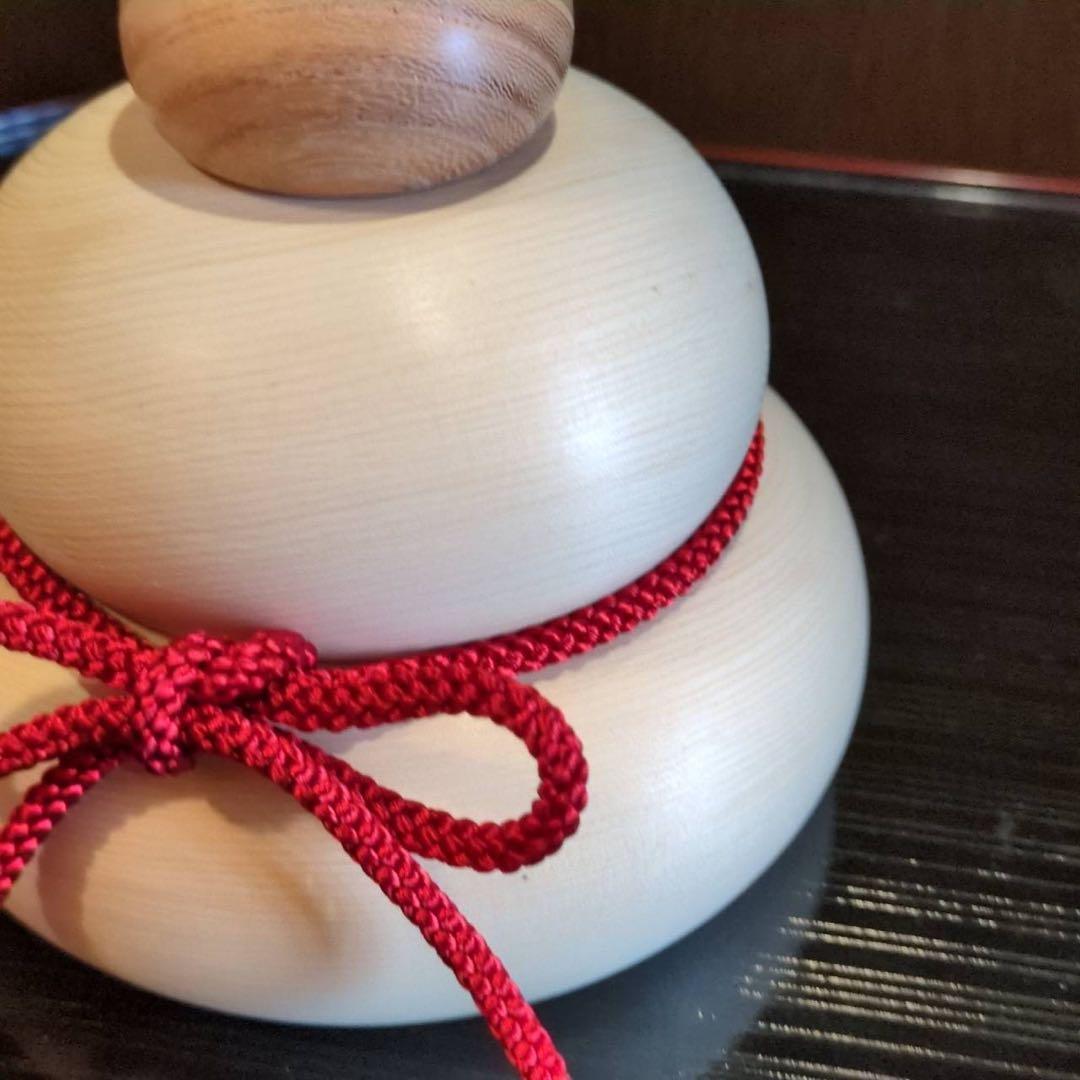 木製鏡餅　130 ヒバ
